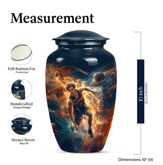 Classic Basketball Burial Urn