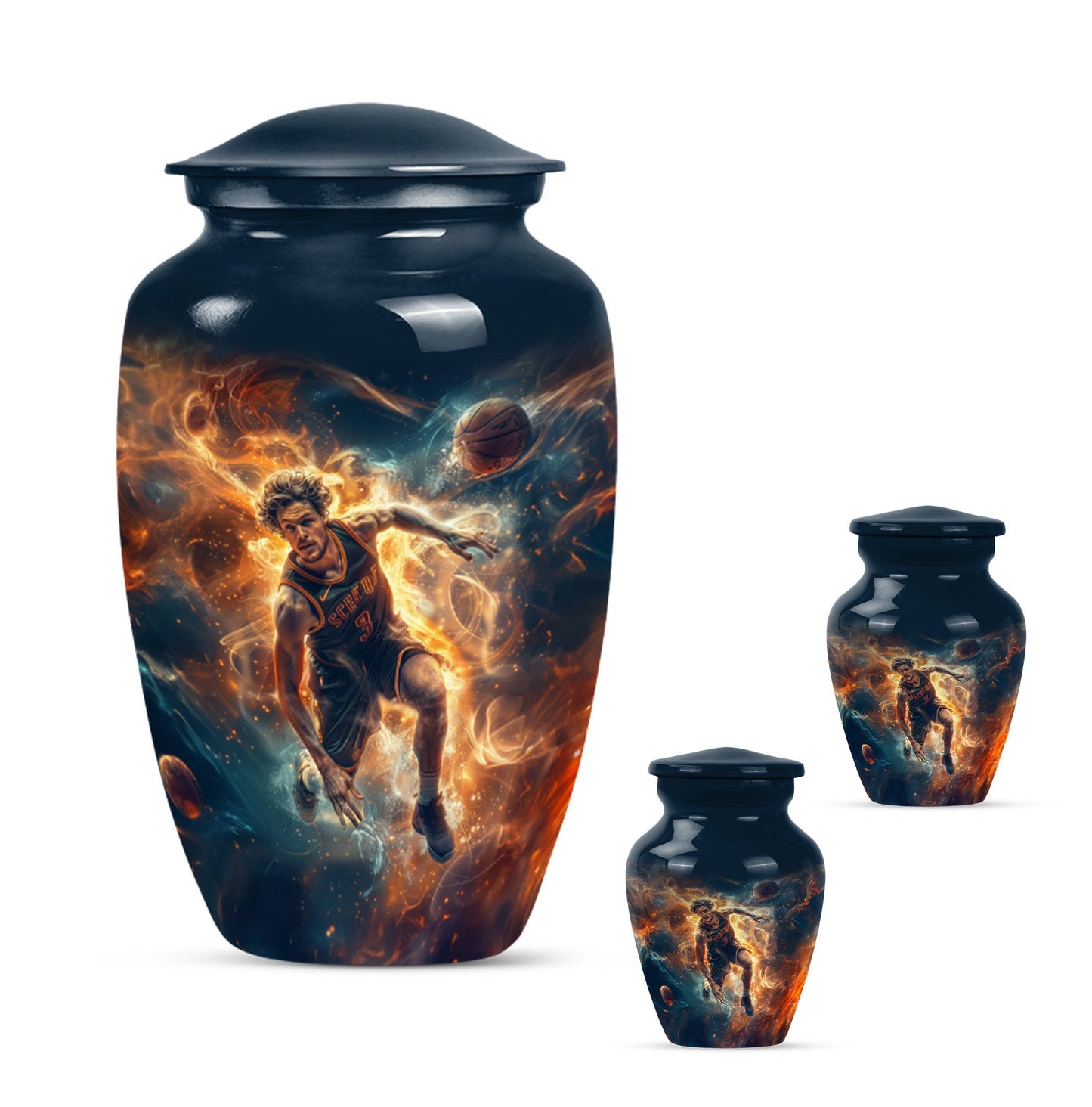 Classic Basketball Burial Urn