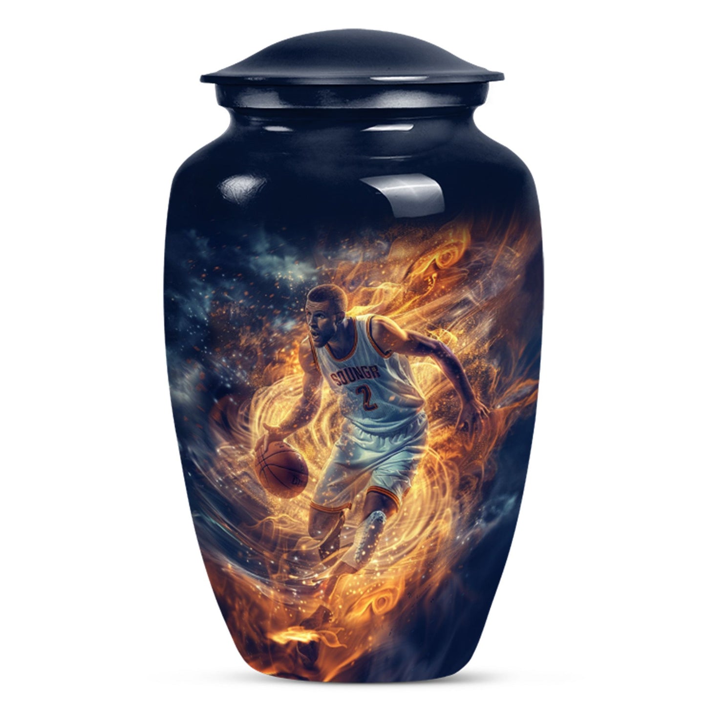 basketball urn for adult ashes