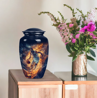 basketball urn for adult ashes