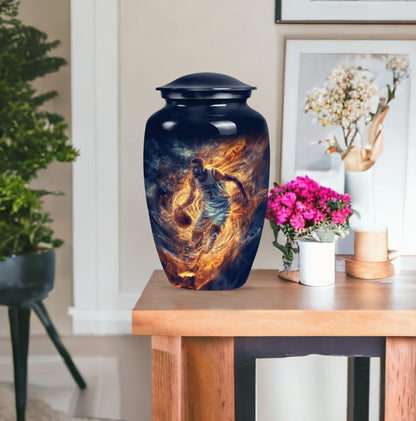 basketball urn for adult ashes