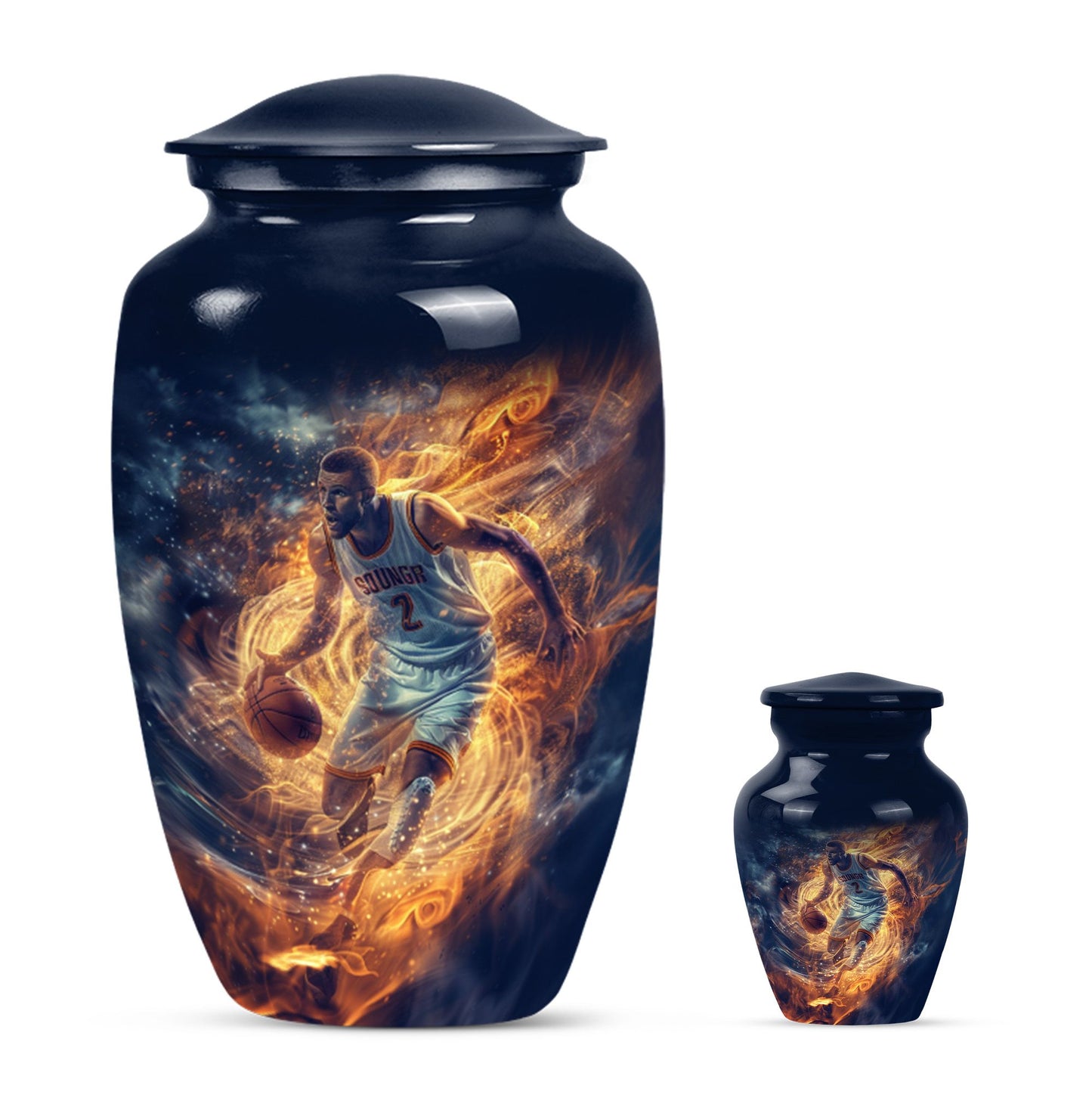 basketball urn for adult ashes