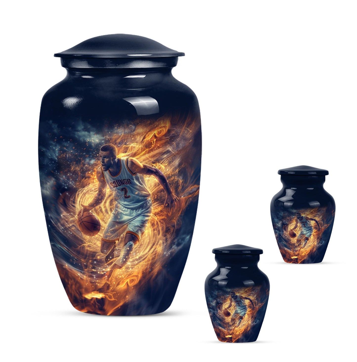 basketball urn for adult ashes