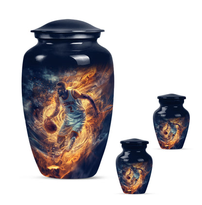 basketball urn for adult ashes