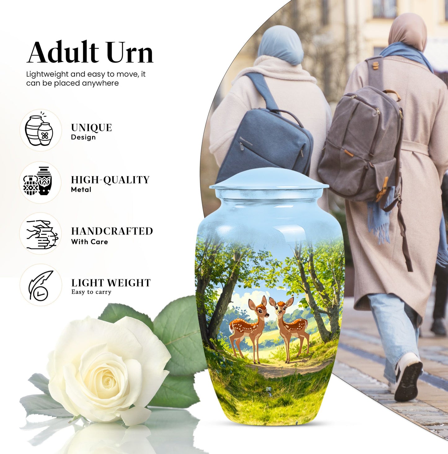  deer urn 