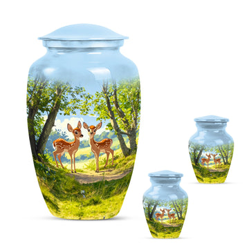 Large Urn with 2 Mini Urn