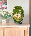 deer urn, an aluminium funeral urn for men ashes
