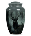 Classic 10 inch Gramophone themed deer Urn,