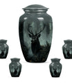 Classic 10 inch Gramophone themed deer Urn,
