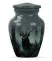 Classic 10 inch Gramophone themed deer Urn,