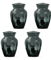 Classic 10 inch Gramophone themed deer Urn,