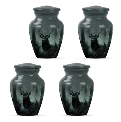 Classic 10 inch Gramophone themed deer Urn,