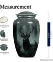 Classic 10 inch Gramophone themed deer Urn,