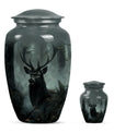 Classic 10 inch Gramophone themed deer Urn,