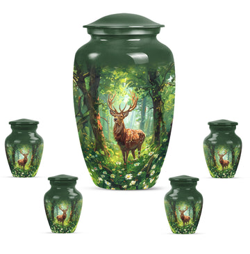 Large Urn with 4 Small Urn