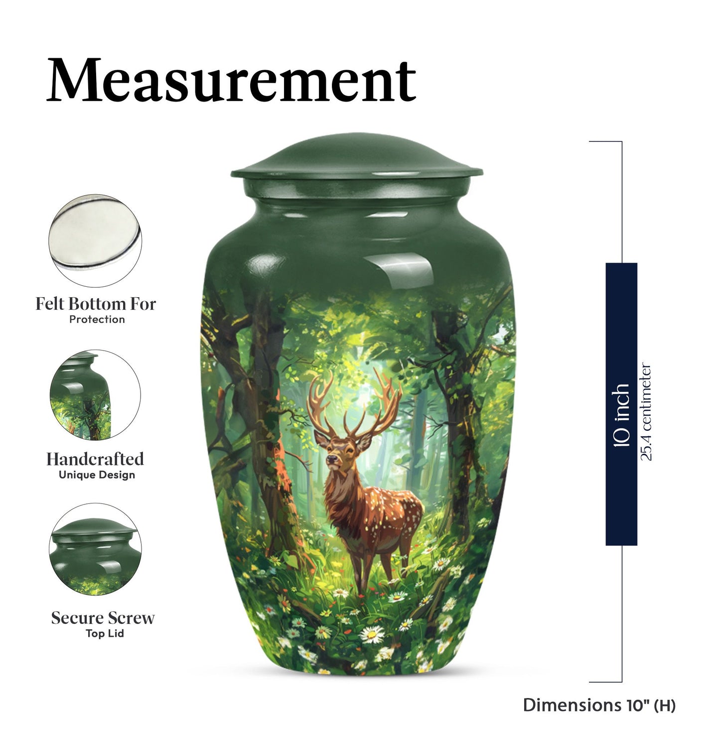 deer urn for cremation ashes