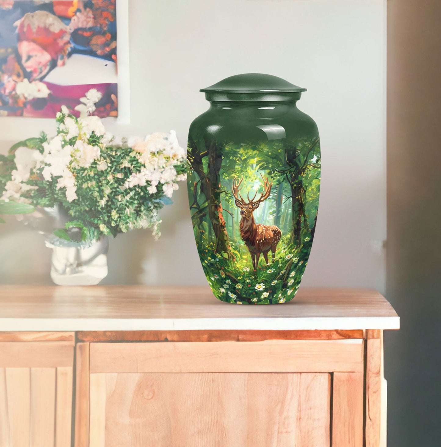 deer urn for cremation ashes