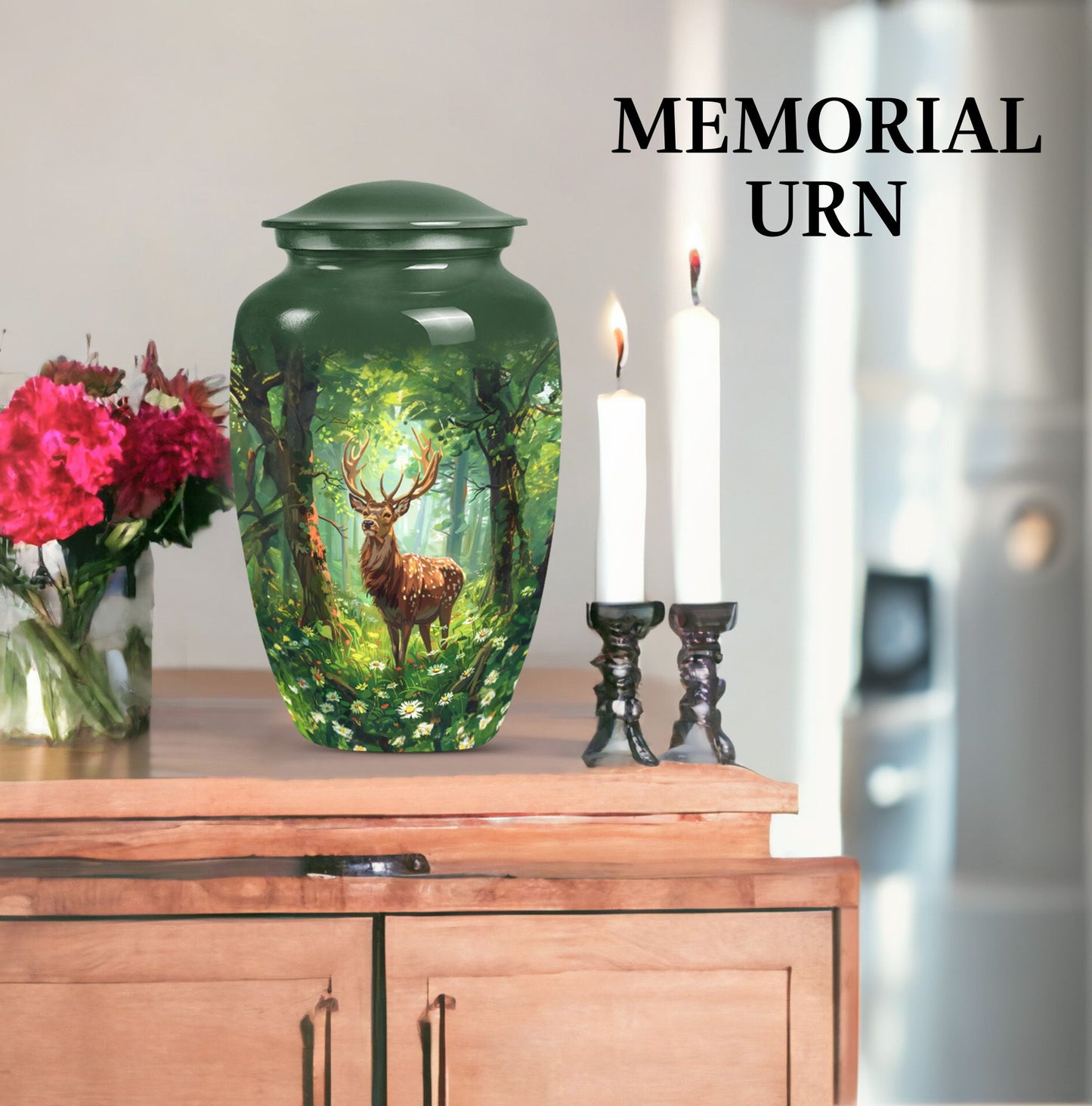 deer urn for cremation ashes