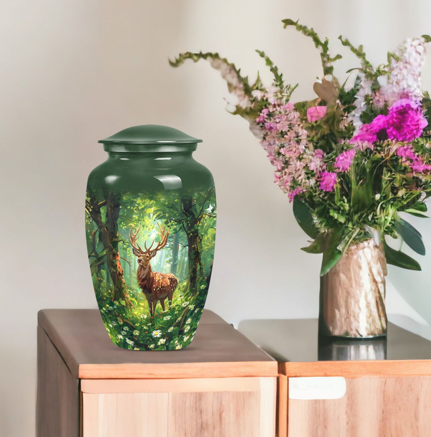 deer urn for cremation ashes