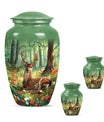 Classic 10-inch deer urn.