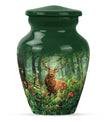 Handcrafted  deer urn 