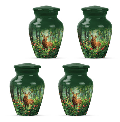 Handcrafted  deer urn 
