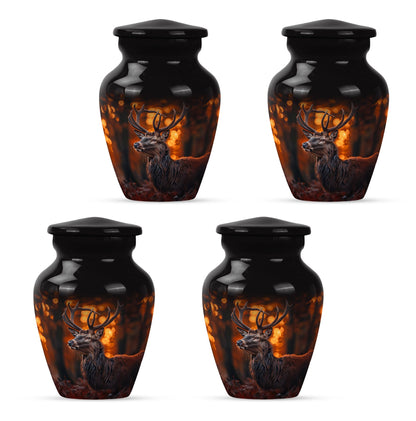 Deer Theme 3 Inch Keepsake Pack of 4