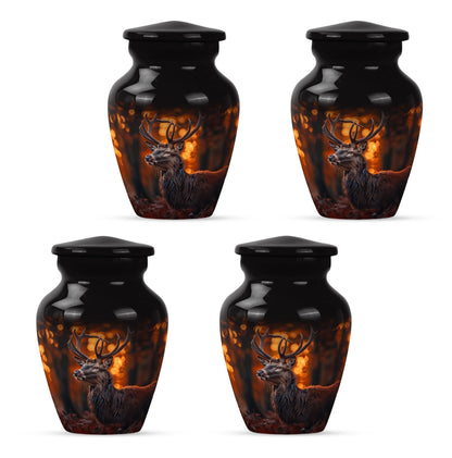 10-inch classic aluminium urn with gramophone theme