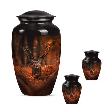 Large Urn With 2 Keepsake Urn