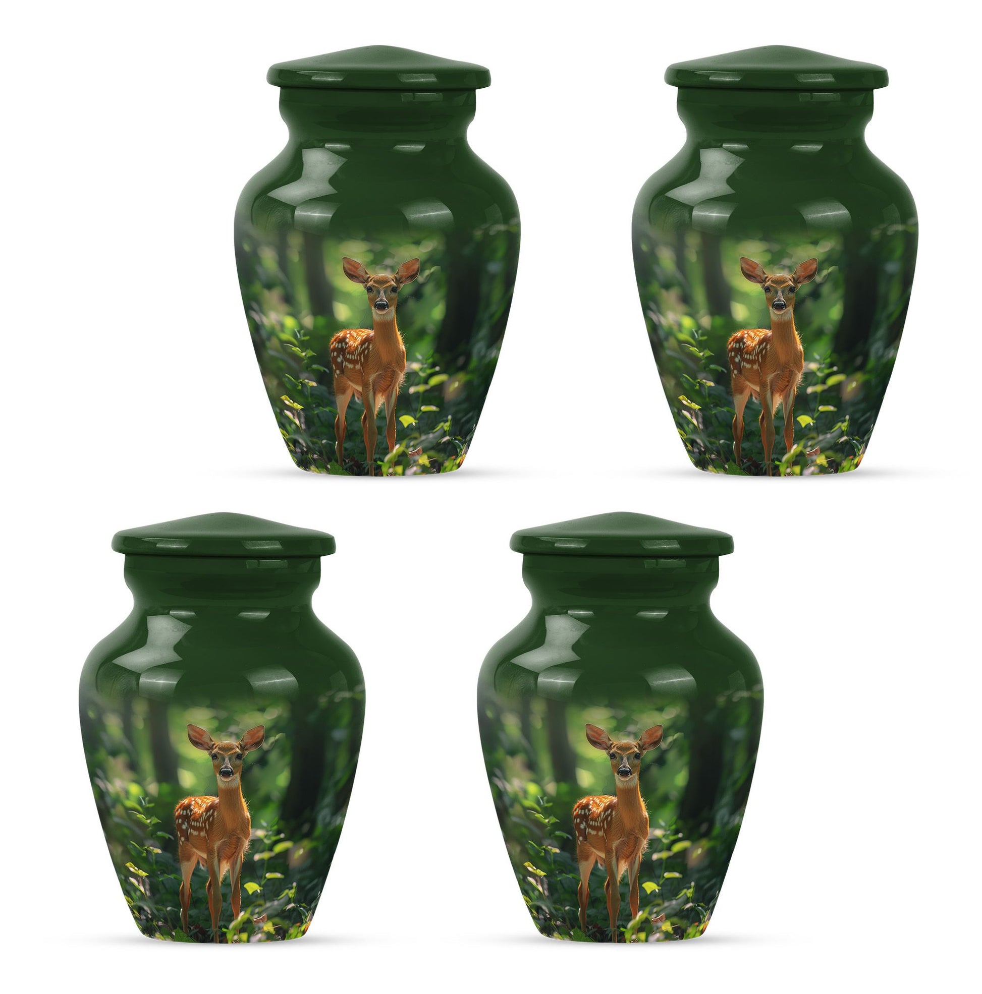 Deer Theme 3 Inch Keepsake Pack of 4