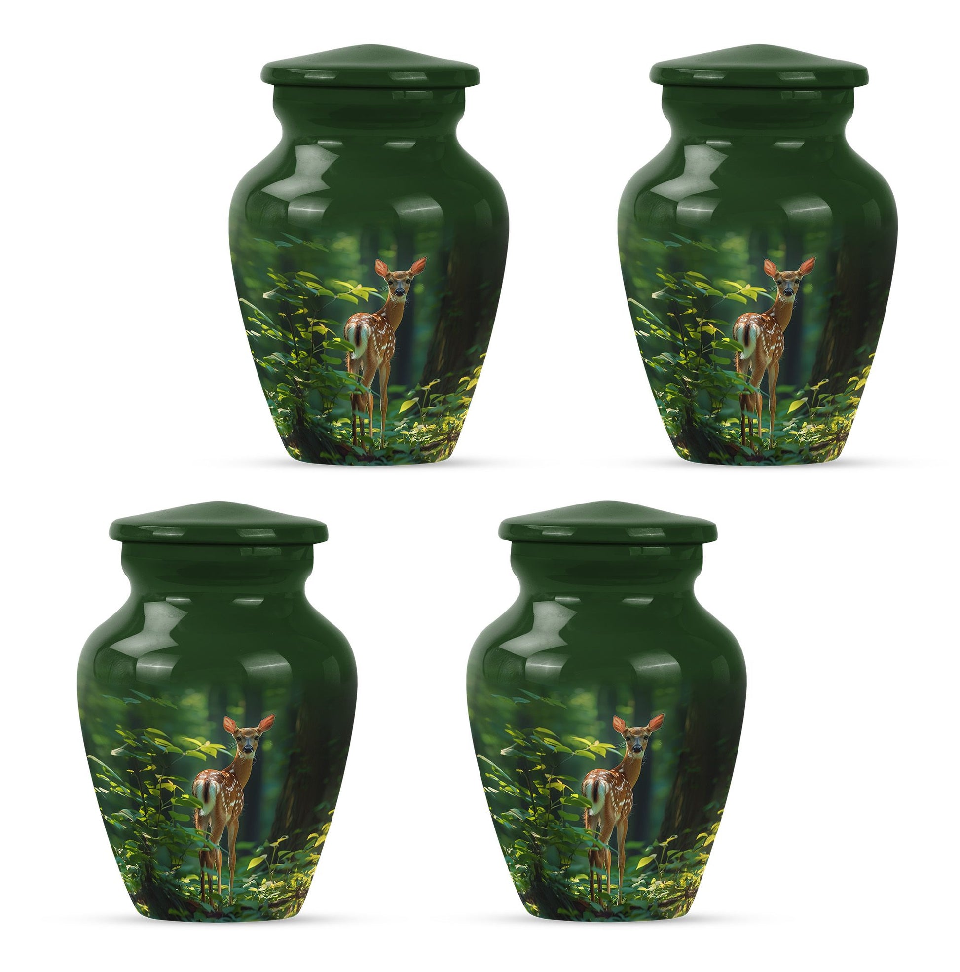 Deer Theme 3 Inch Keepsake Pack of 4