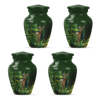 Deer Theme 3 Inch Keepsake Pack of 4
