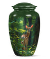 Deer Theme Large Urn 10 Inch