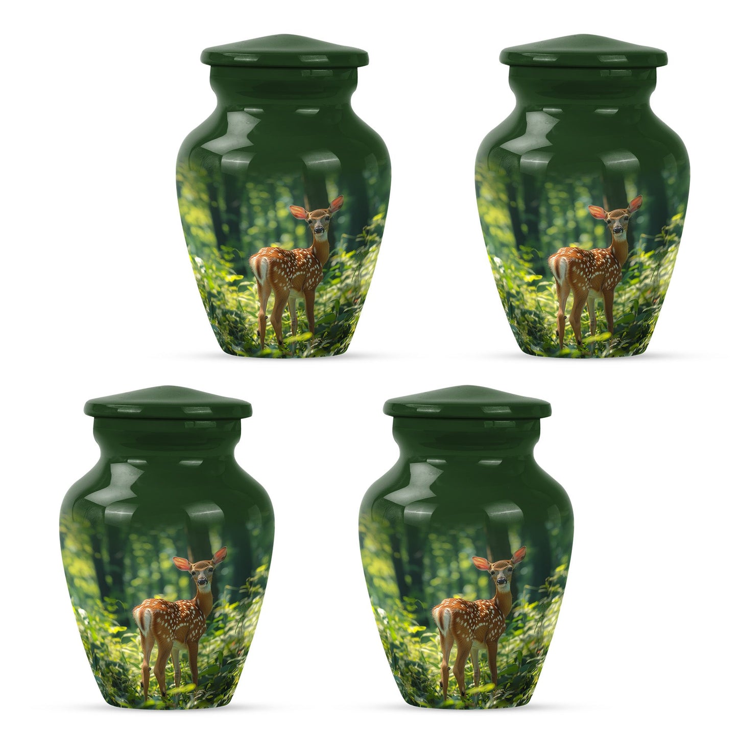 Deer Theme 3 Inch Keepsake Pack of 4