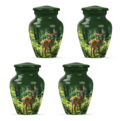 Deer Theme 3 Inch Keepsake Pack of 4