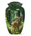 Deer Theme Large Urn 10 Inch