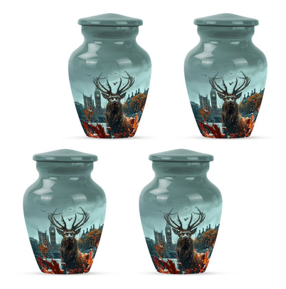 Deer Theme 3 Inch Keepsake Pack of 4