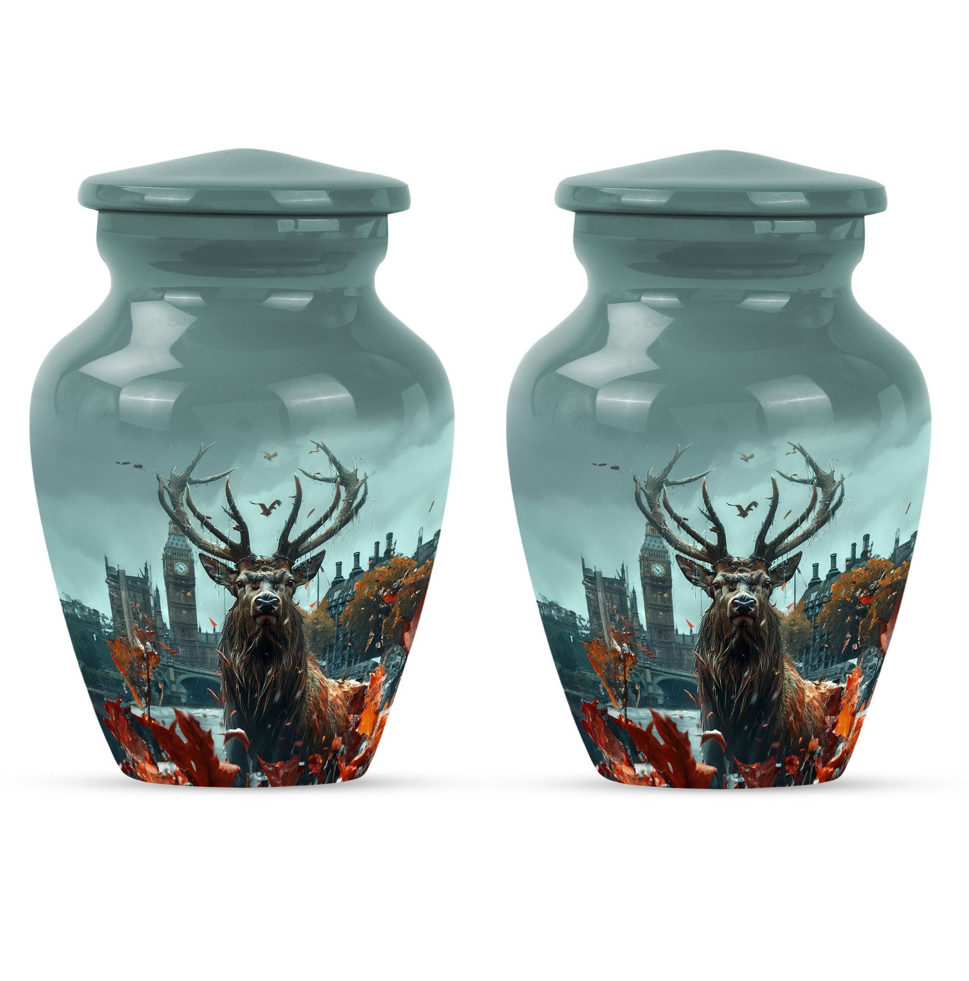 Deer Theme 3 Inch Keepsake Pack of 2