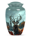 Deer Theme Large Urn 10 Inch
