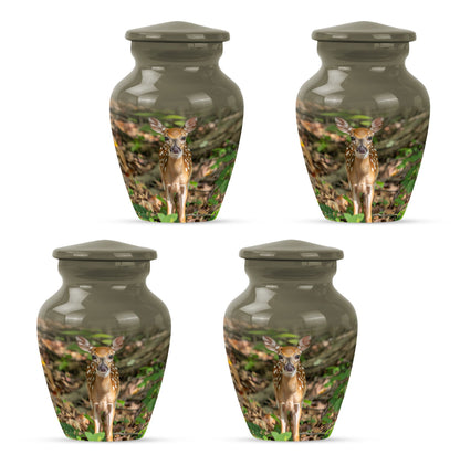 Deer Theme 3 Inch Keepsake Pack of 4