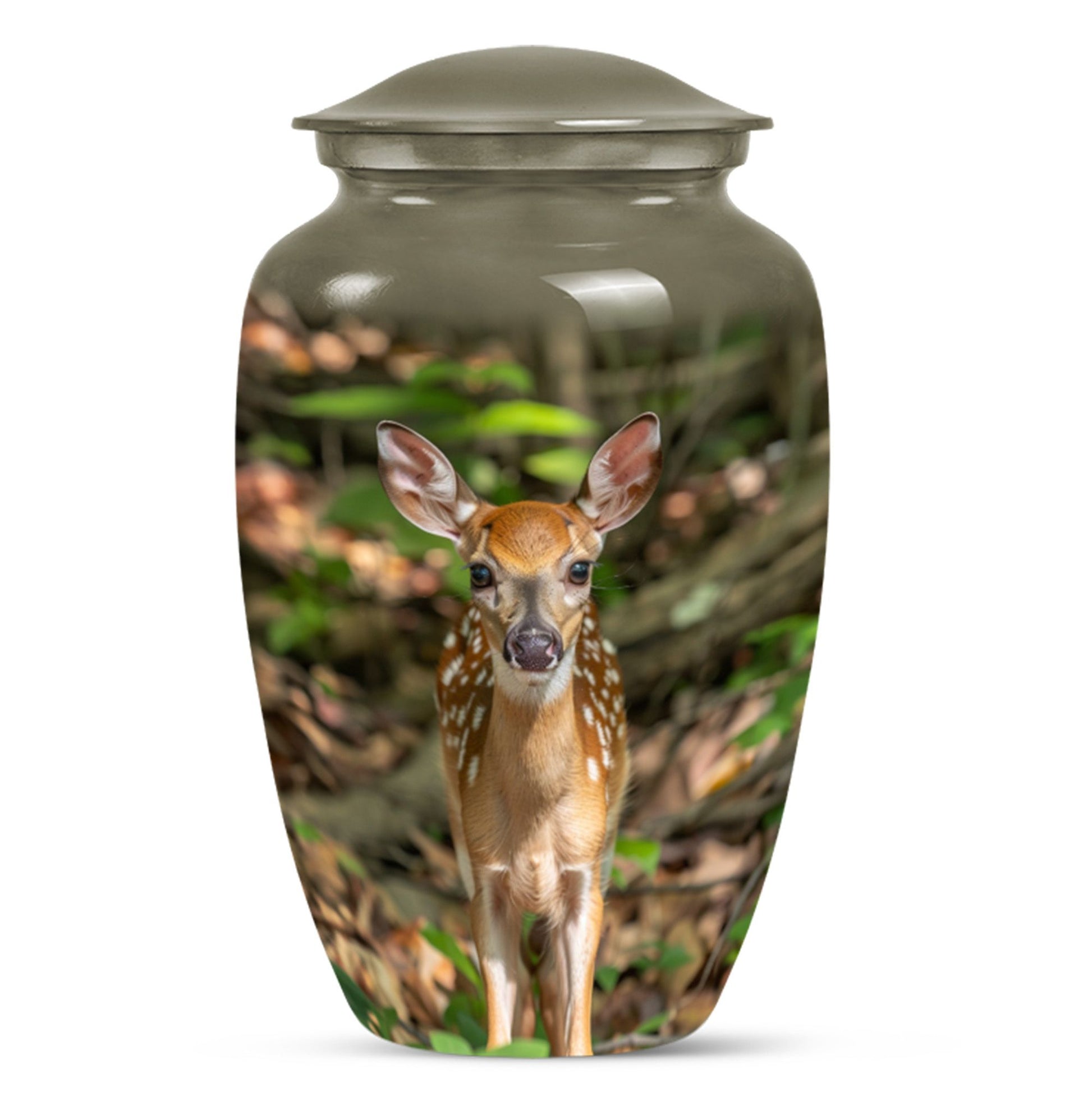 Deer Theme Large Urn 10 Inch