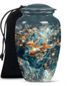 Fish Theme Large Urn 10 Inch
