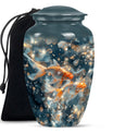 Fish Theme Large Urn 10 Inch