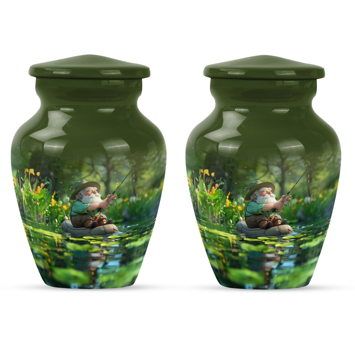Fishing Theme 3 Inch Keepsake Pack of 2