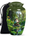 Fishing Theme Large Urn 10 Inch