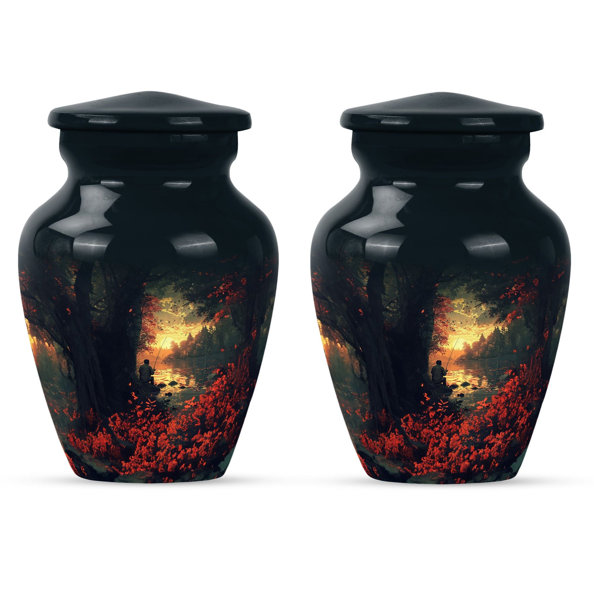 Fishing Theme 3 Inch Keepsake Pack of 2