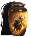 Cowboy Theme Large Urn 10 Inch