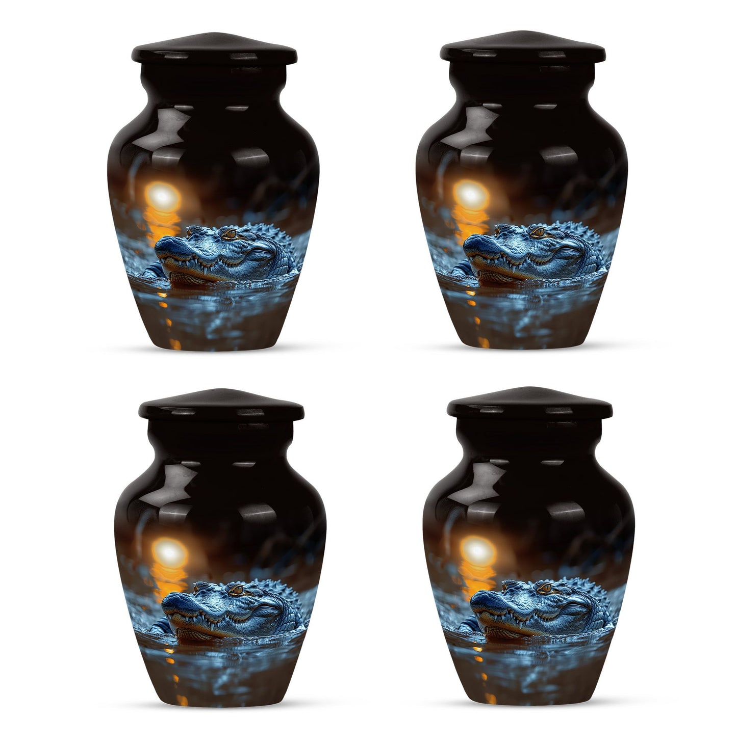 Alligator Theme 3 Inch Keepsake Pack of 4