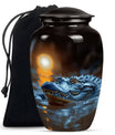 Alligator Theme Large Urn 10 Inch