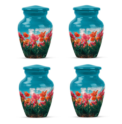 Tulip Theme 3 Inch Keepsake Pack of 4